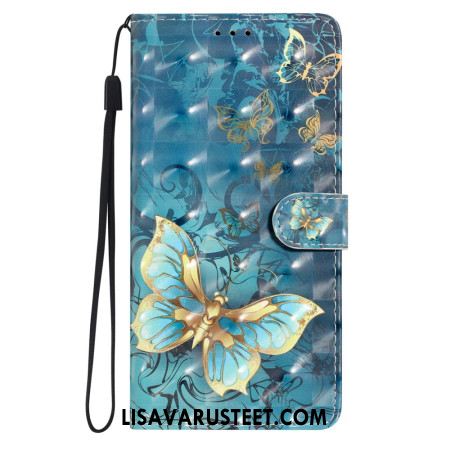 Kotelot Xiaomi Redmi Note 14 Pro Plus 5g 3d-perhosia