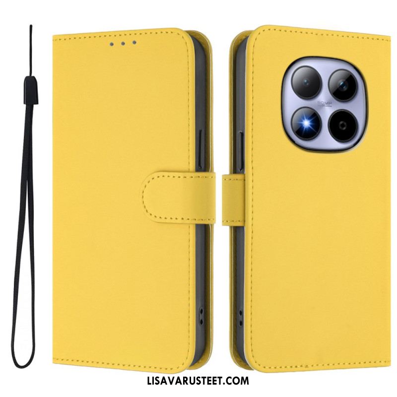 Kotelot Xiaomi Redmi Note 15 Pro 5g Puhelinkuoret Yksiväristä Keinonahkaa