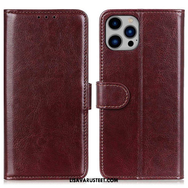Kotelot iPhone 14 Plus Faux Leather Finesse