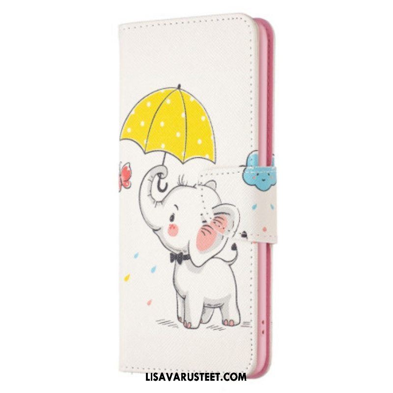 Kotelot iPhone 14 Pro Max Elephant In The Rain