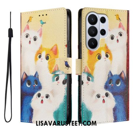 Kuoret Samsung Galaxy S26 Ultra Värikkäät Kissat