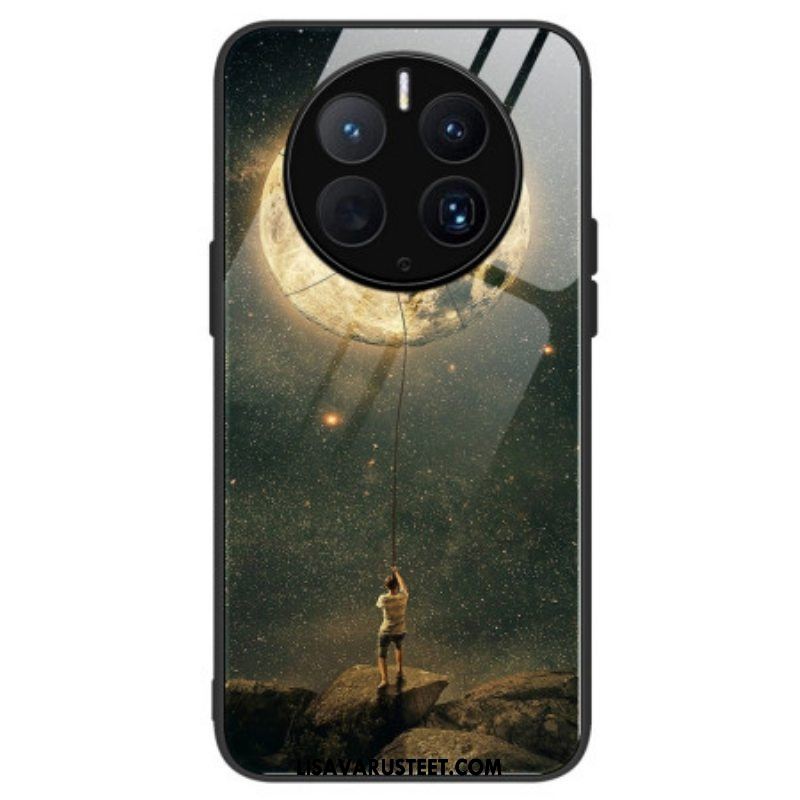 Kuori Huawei Mate 50 Pro Moon Man Karkaistu Lasi