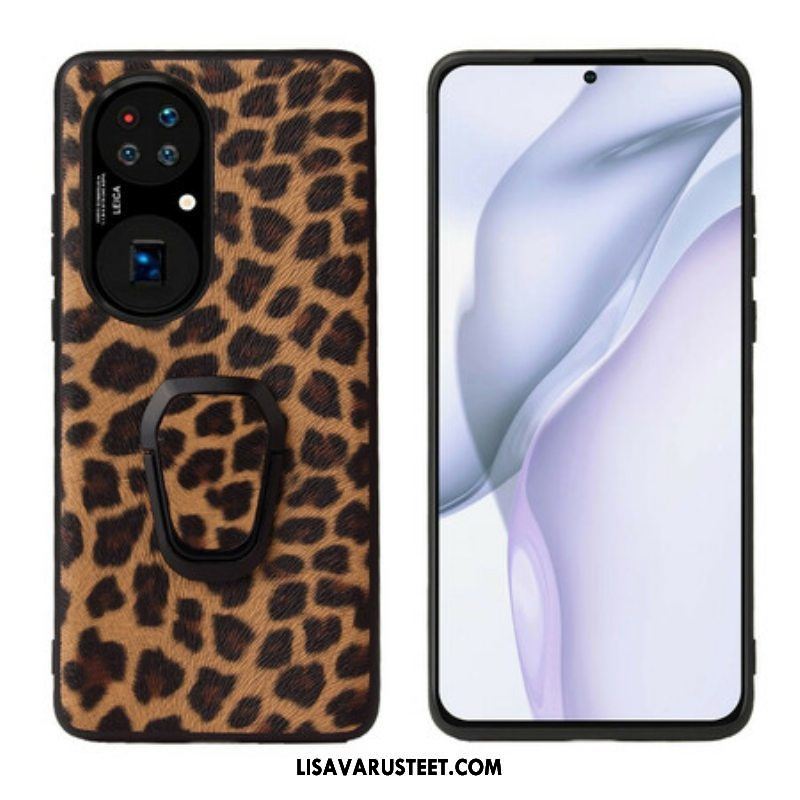 Kuori Huawei P50 Pro Leopard-tyylinen Rengastuki