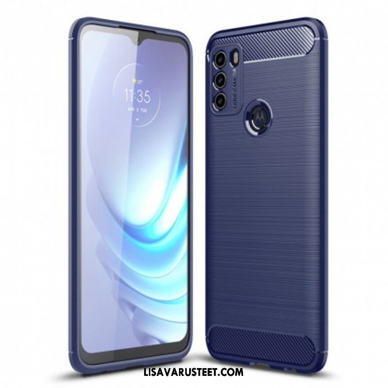 Kuori Moto G50 Harjattua Hiilikuitua