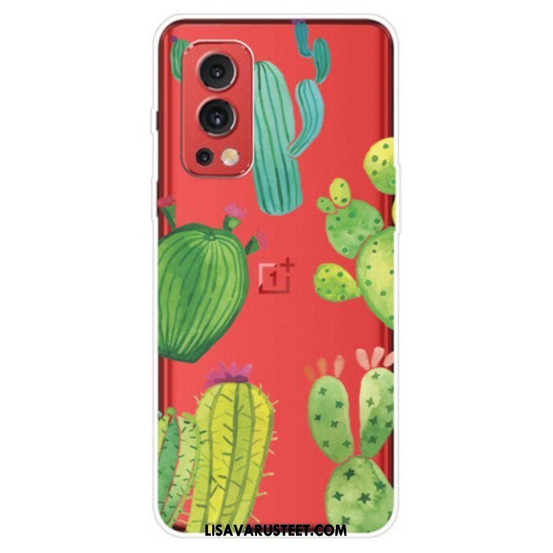 Kuori OnePlus Nord 2 5G Akvarelli Kaktukset