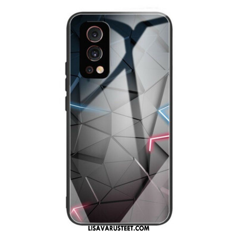 Kuori OnePlus Nord 2 5G Karkaistu Lasi Geometria