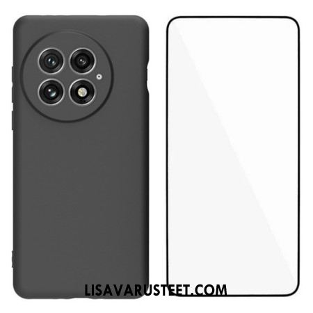 Kuori Oneplus 13 2-in-1 Matta Silikoninäyttö Karkaistulla Lasilla Suojakuori