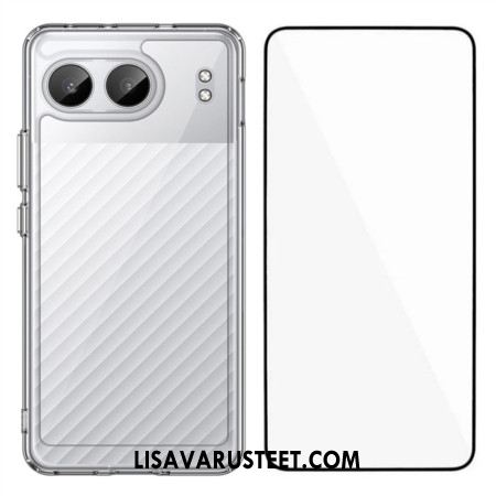 Kuori Oneplus Nord 4 Kirkas Karkaistulla Lasisella Näytönsuojalla Suojakuori