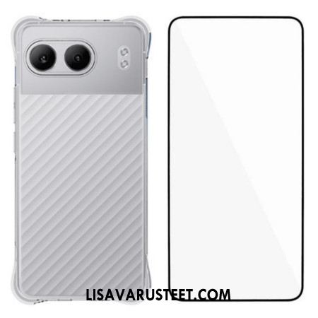 Kuori Oneplus Nord 4 Vahvistettu Kirkas Karkaistulla Lasisella Näytönsuojalla