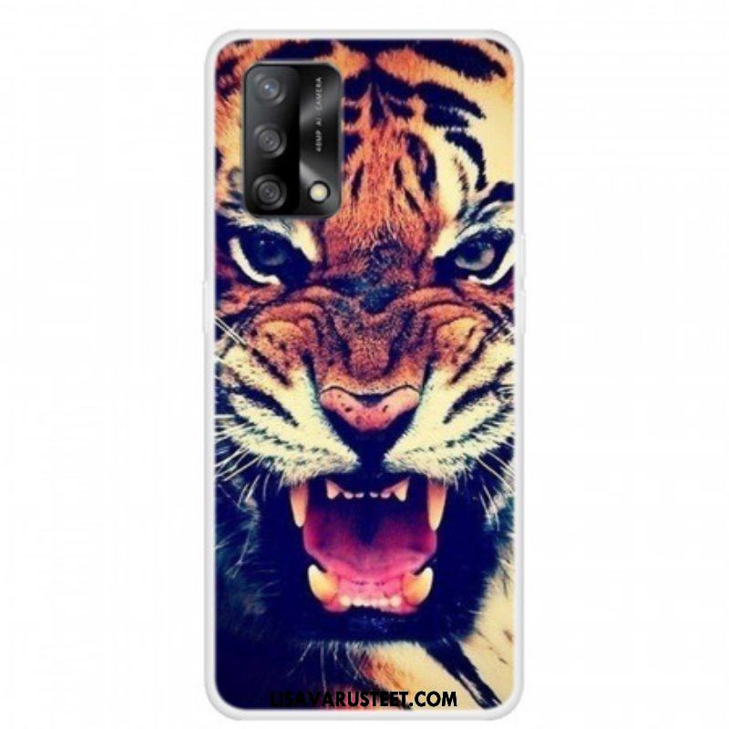 Kuori Oppo A74 4G Etu Tiger