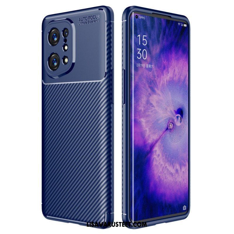 Kuori Oppo Find X5 Hiilikuituletku