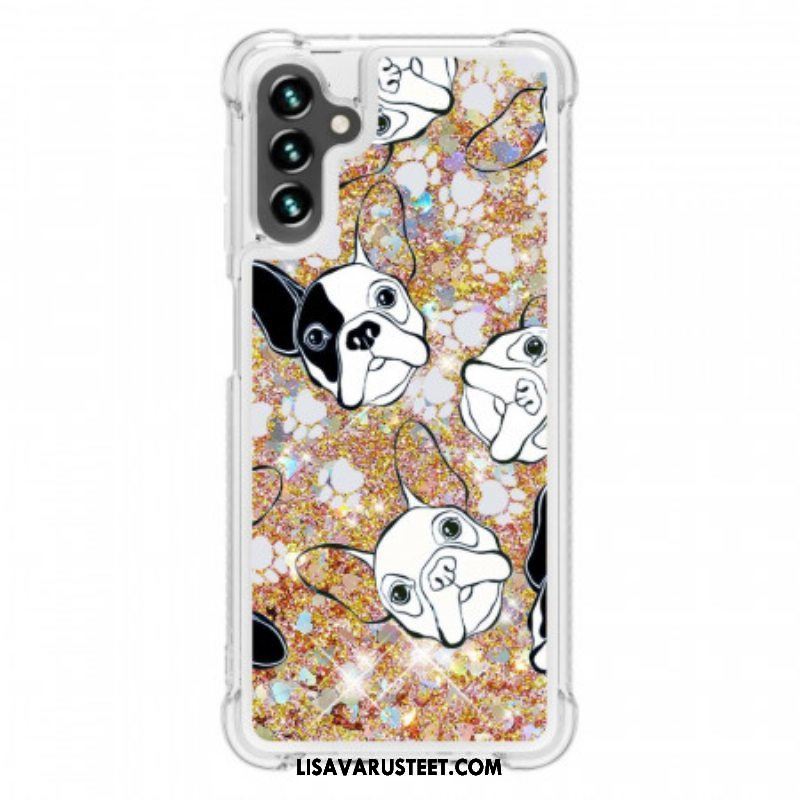 Kuori Samsung Galaxy A13 5G / A04s Herra Koiran Paljetteja