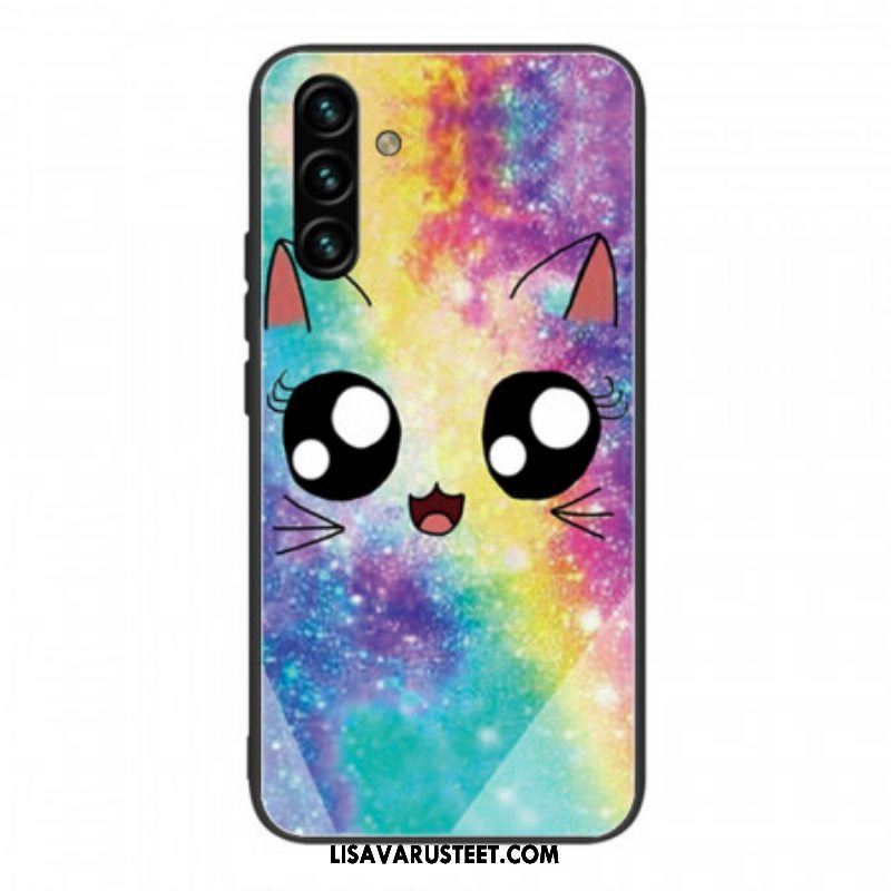 Kuori Samsung Galaxy A13 5G / A04s Karkaistu Lasi Cat