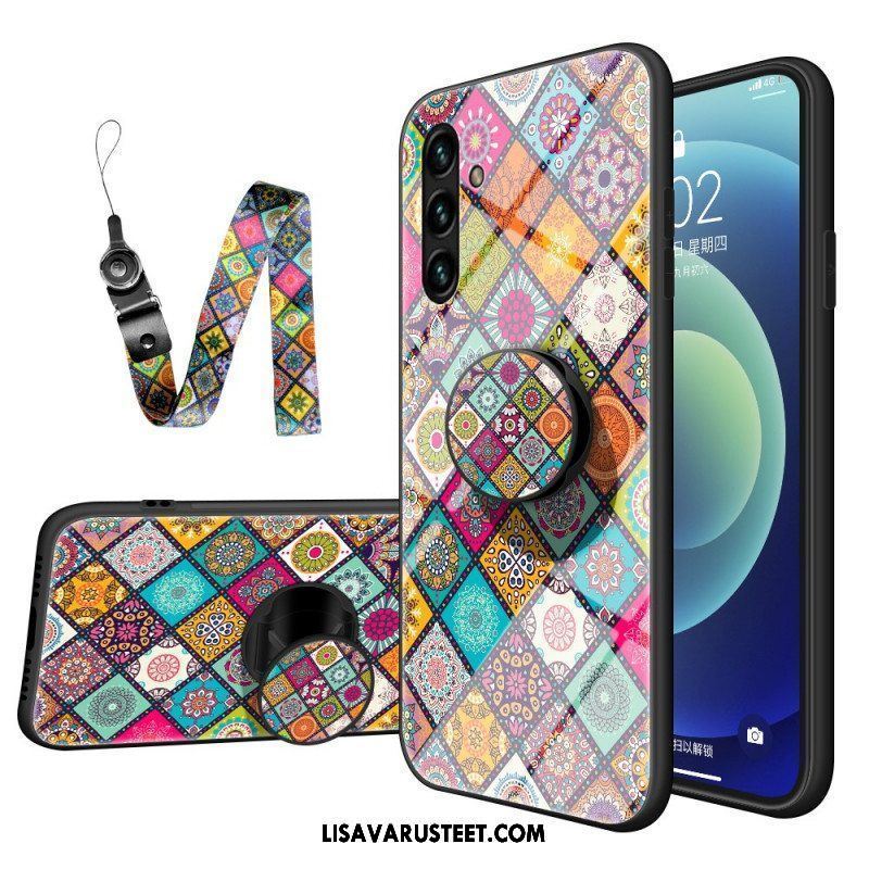 Kuori Samsung Galaxy A13 5G / A04s Patchwork Magneettipidike