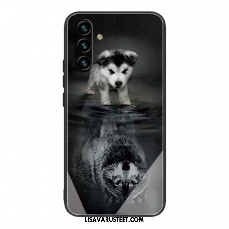 Kuori Samsung Galaxy A13 5G / A04s Puppy Dream Karkaistu Lasi