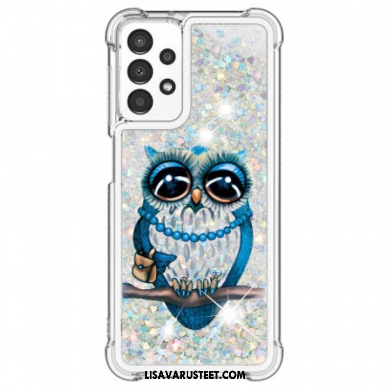 Kuori Samsung Galaxy A13 Neiti Owl Sequins