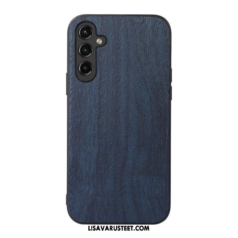 Kuori Samsung Galaxy A14 / A14 5G Faux Leather Wood Effect
