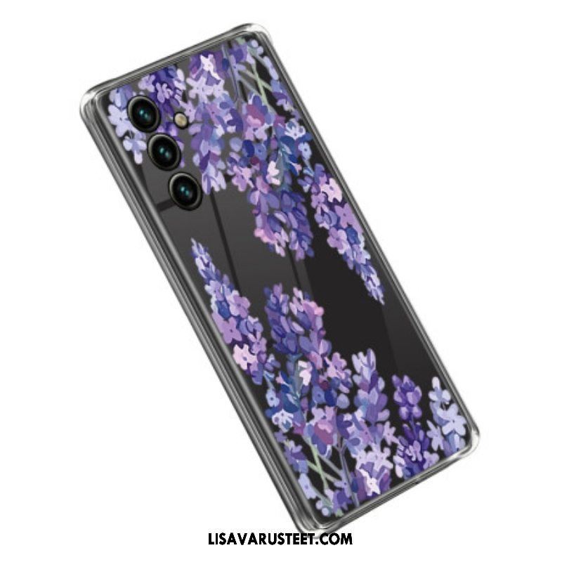 Kuori Samsung Galaxy A14 / A14 5G Saumattomat Violetit Kukat