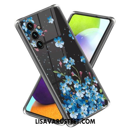 Kuori Samsung Galaxy A15 5g Sinisiä Kukkia Suojakuori