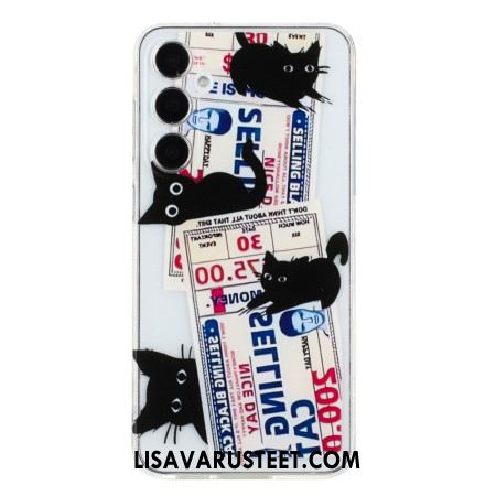 Kuori Samsung Galaxy A17 4g / 5g 4 Mustaa Kissaa