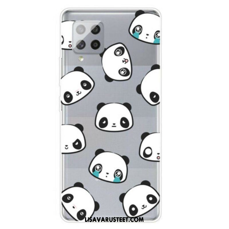 Kuori Samsung Galaxy A42 5G Saumaton Tunteellinen Panda