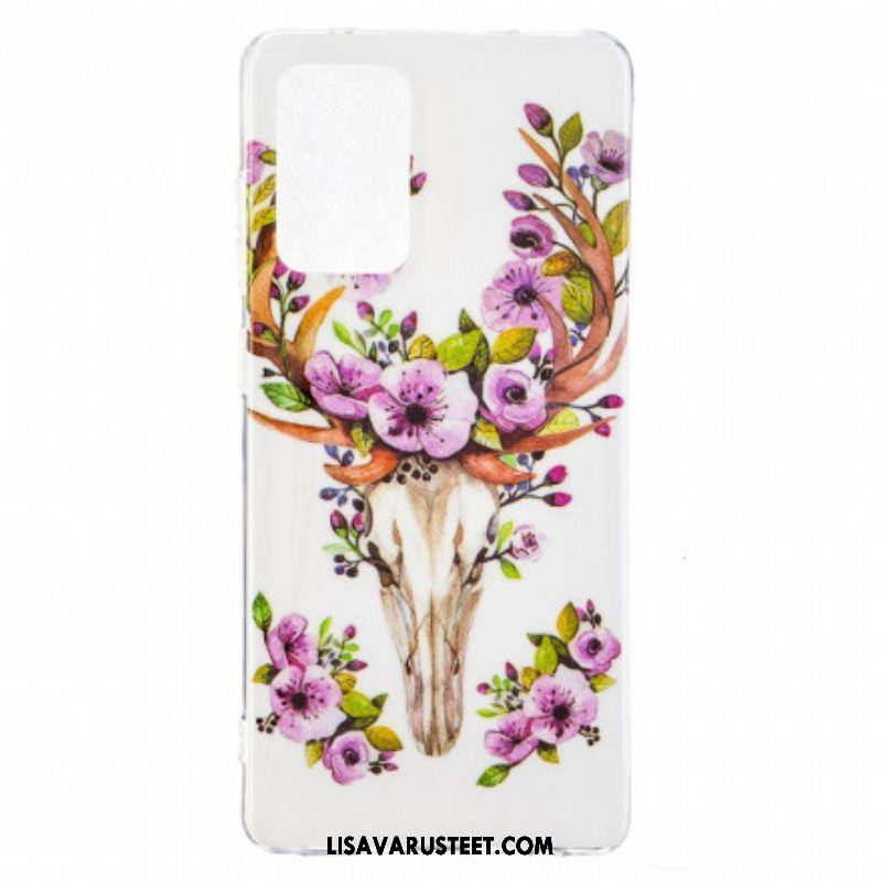 Kuori Samsung Galaxy A52 4G / A52 5G / A52s 5G Fluoresoiva Majestic Deer