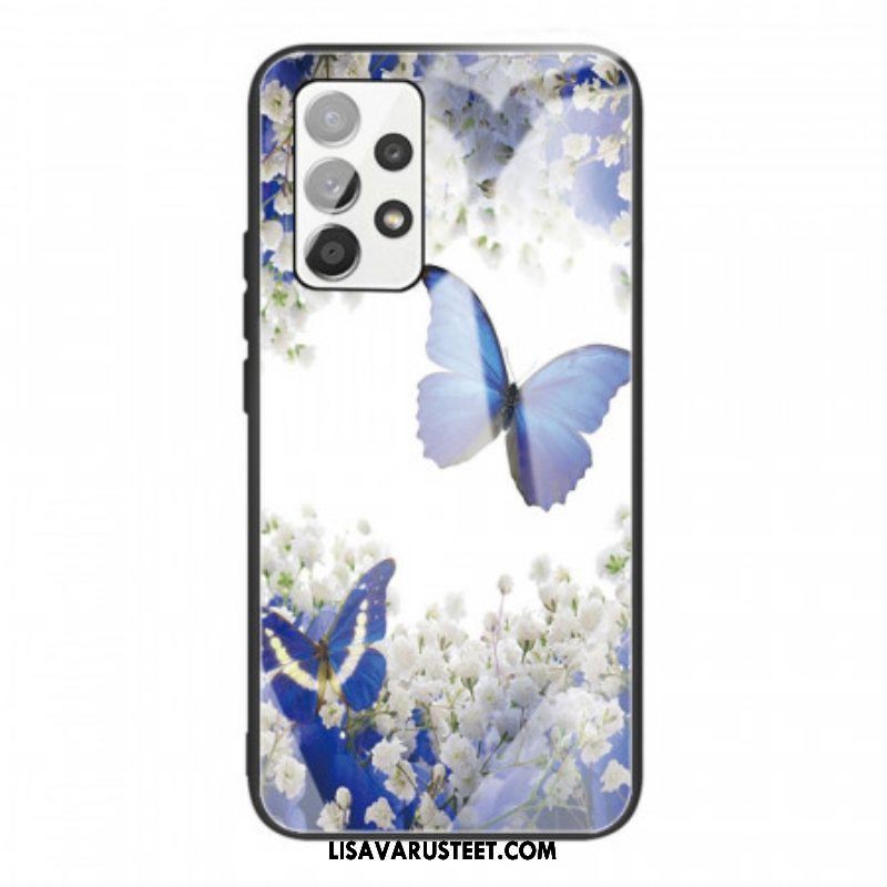 Kuori Samsung Galaxy A53 5G Butterflies Design Karkaistu Lasi