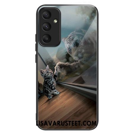 Kuori Samsung Galaxy A55 5g Tempered Glass Cat -peili
