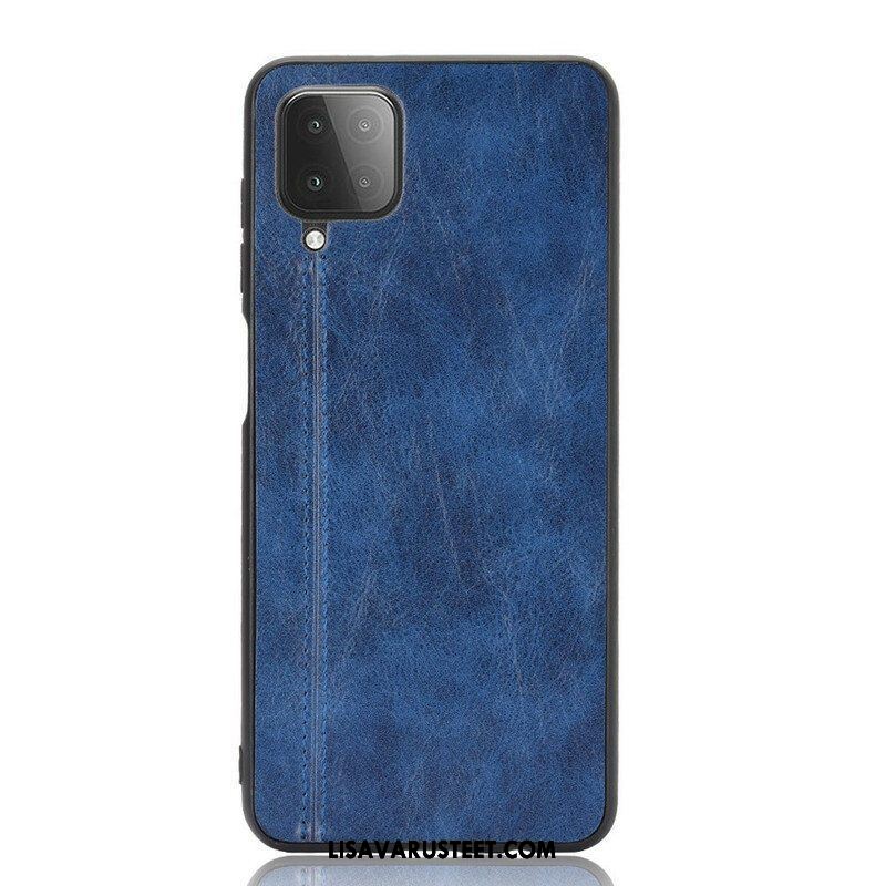 Kuori Samsung Galaxy M12 / A12 Couture-nahkaefekti