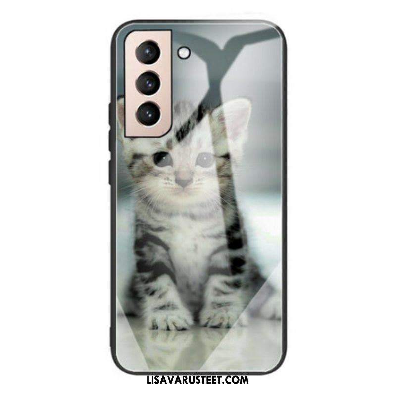 Kuori Samsung Galaxy S21 FE Kitten Karkaistu Lasi