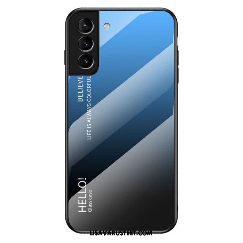 Kuori Samsung Galaxy S22 Plus 5G Karkaistu Lasi Hello