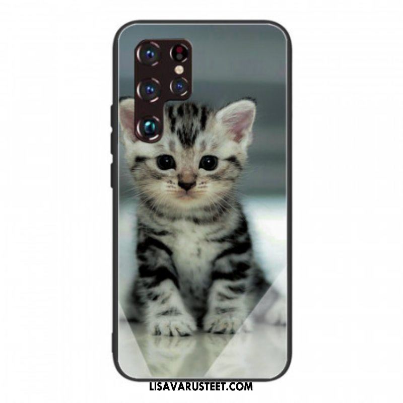 Kuori Samsung Galaxy S22 Ultra 5G Kitten Karkaistu Lasi