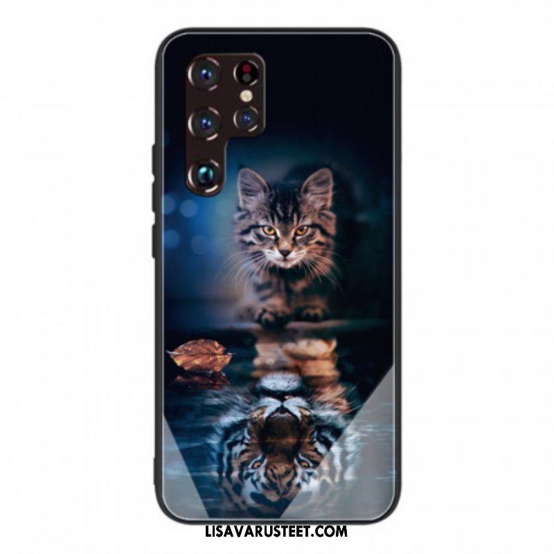 Kuori Samsung Galaxy S22 Ultra 5G My Tiger Tempered Glass