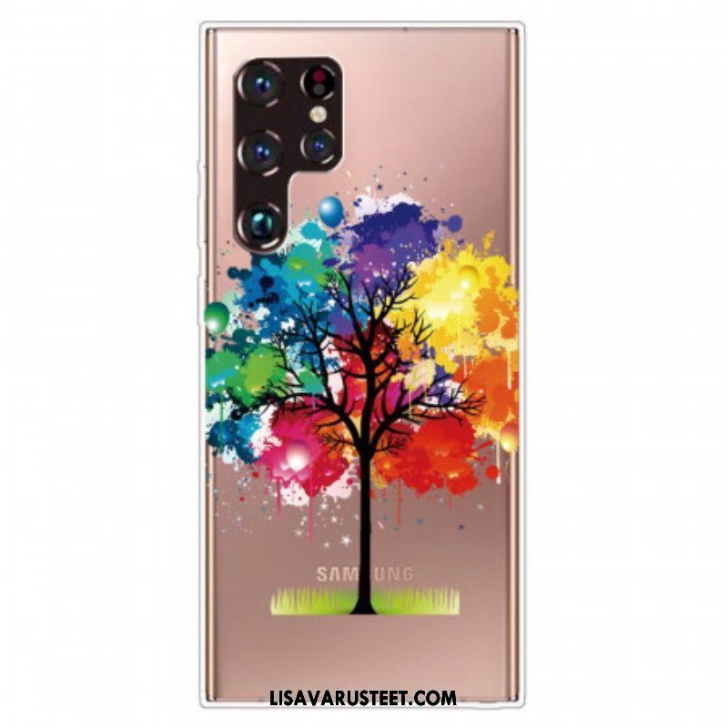Kuori Samsung Galaxy S22 Ultra 5G Saumaton Akvarellipuu