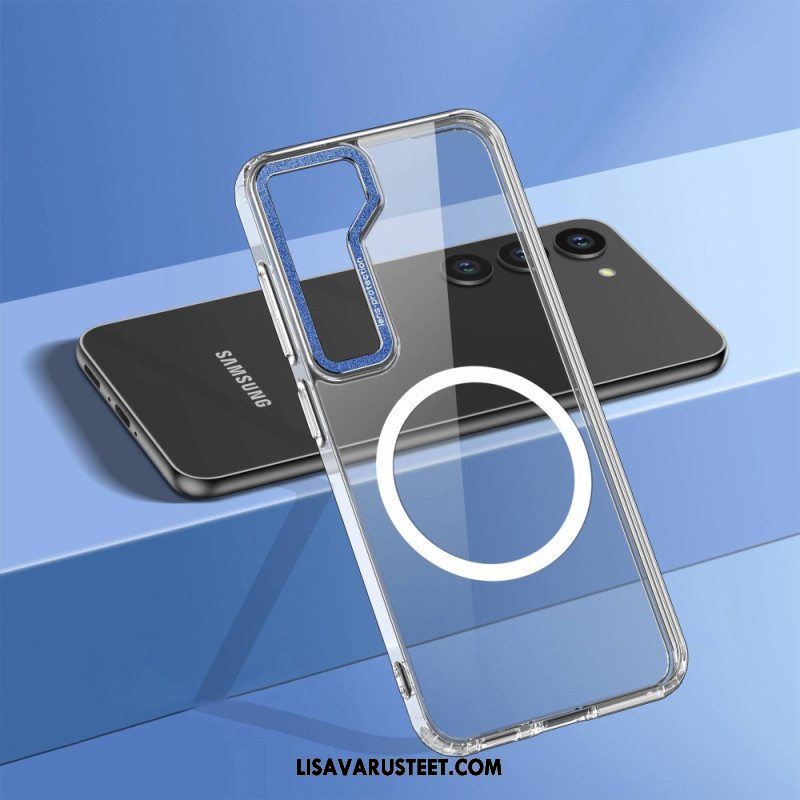 Kuori Samsung Galaxy S23 5G Läpinäkyvä Magsafe-yhteensopiva