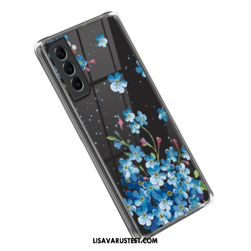 Kuori Samsung Galaxy S23 5G Sinisiä Kukkia