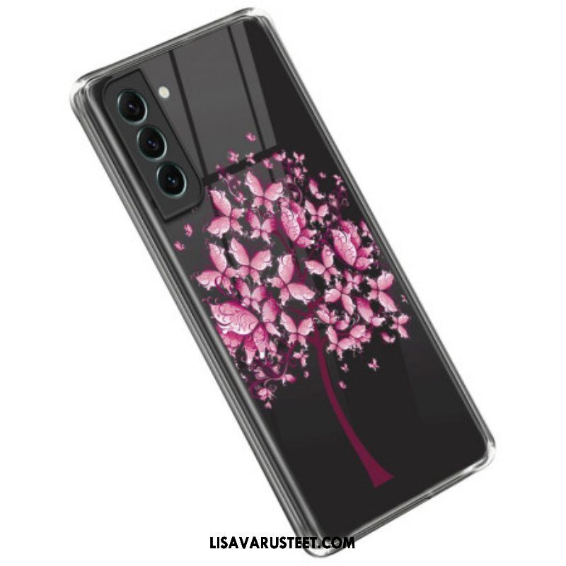 Kuori Samsung Galaxy S23 Plus 5G Saumaton Vaaleanpunainen Puu