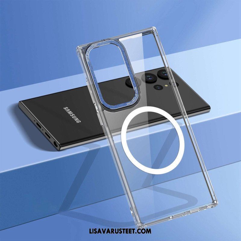 Kuori Samsung Galaxy S23 Ultra 5G Läpinäkyvä Magsafe-yhteensopiva