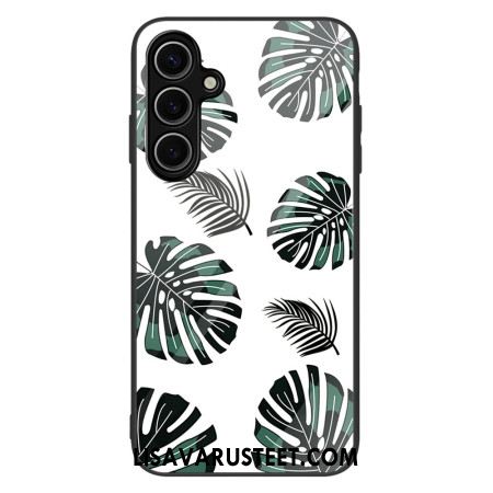 Kuori Samsung Galaxy S25 5g Lehtikuvio Karkaistu Lasi