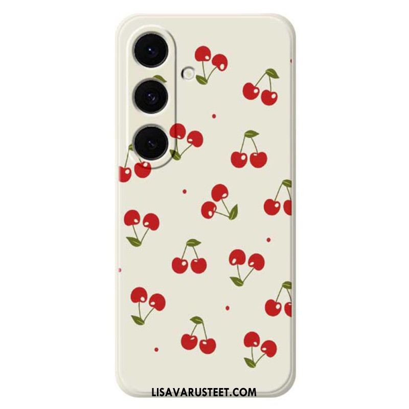 Kuori Samsung Galaxy S25 Fe Kirsikka-silikoni Suojakuori