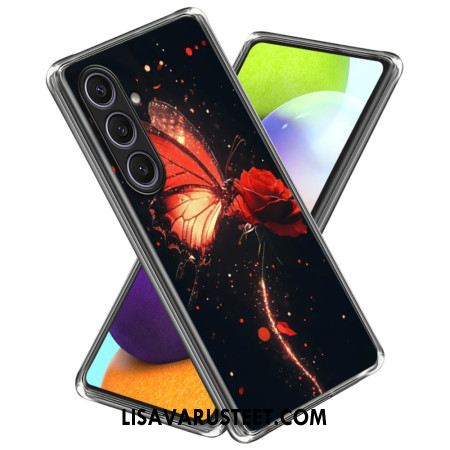 Kuori Samsung Galaxy S25 Plus 5g Punainen Perhonen