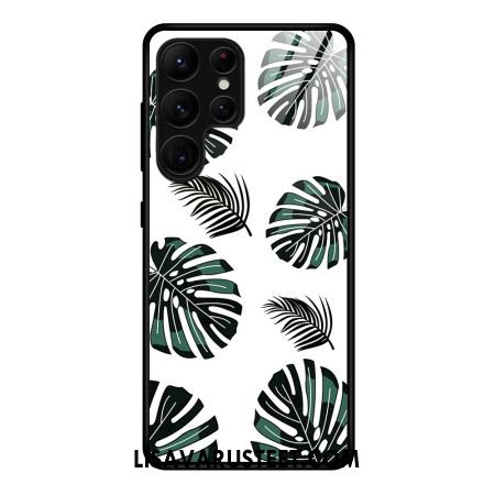 Kuori Samsung Galaxy S25 Ultra 5g Karkaistua Lasia Lehtikuvio