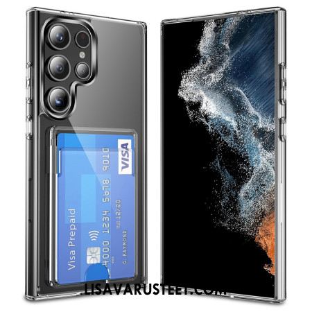 Kuori Samsung Galaxy S25 Ultra 5g Kirkas Korttipidikkeellä