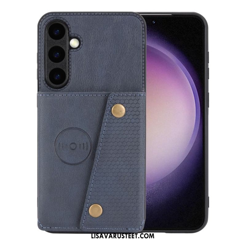 Kuori Samsung Galaxy S26 Nahkajäljitelmäinen Korttikotelo