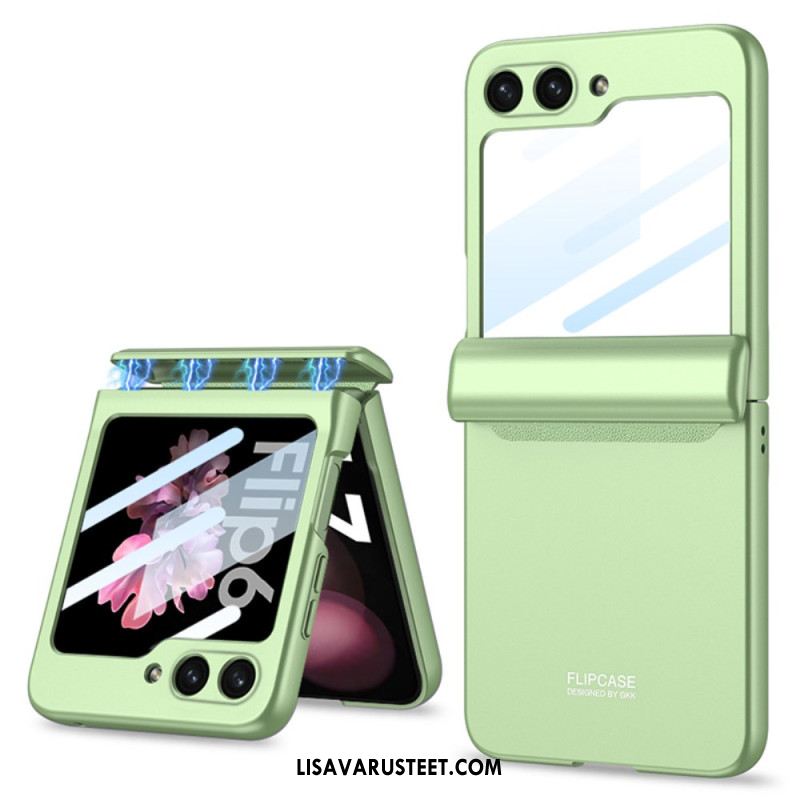 Kuori Samsung Galaxy Z Flip 7 Fe Gkk-magneettinen Sarana Ja Pieni Näytönsuoja