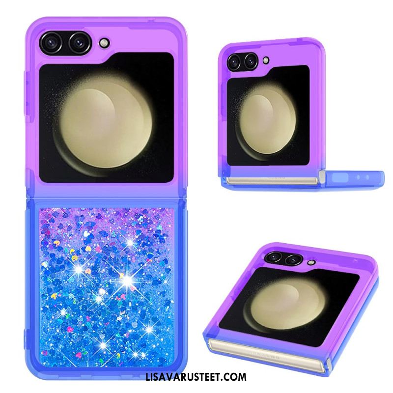 Kuori Samsung Galaxy Z Flip 7 Fe Liukuvärjätty Kimalle Suojakuori