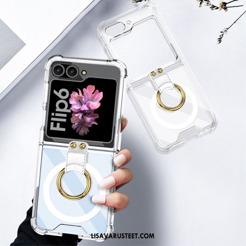Kuori Samsung Galaxy Z Flip 7 Fe Rengaspidikkeellä Ja Magneettikiinnityksellä Gkk