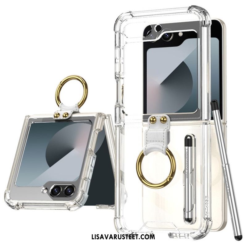 Kuori Samsung Galaxy Z Flip 7 Fe Sormuskotelo Ja Kynä