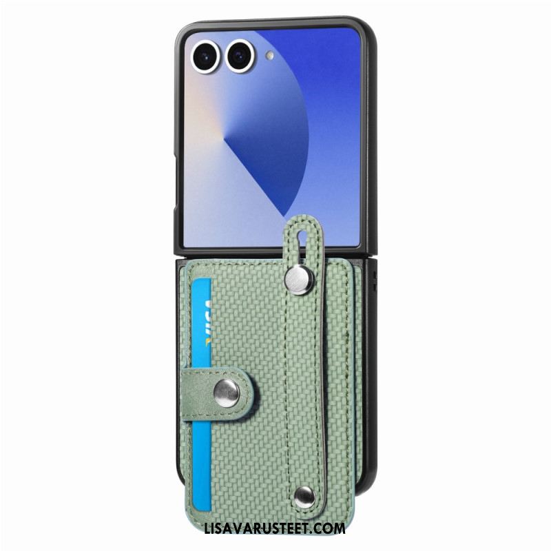 Kuori Samsung Galaxy Z Flip 7 Hiilikuitukorttikotelo Suojakuori