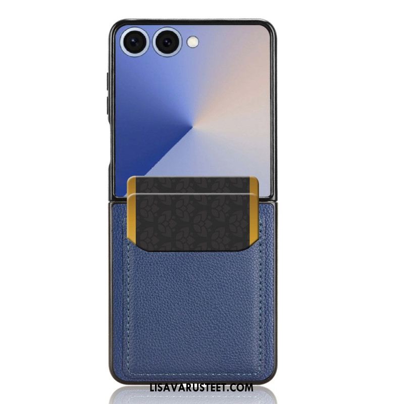Kuori Samsung Galaxy Z Flip 7 Nahkatyylinen Korttikotelo